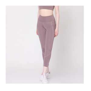 2024 Custom Logo Breathable <b>Women's</b> Gym Workout Fitness High Waist Silk Spandex Yoga Pants Butt Lift Feature - Product Image 6