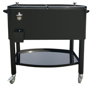 80L pushcart di vino dell'annata di raffreddamento del ghiaccio - Product Image 1