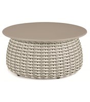 Table basse en rotin pour jardin, offre spéciale, design moderne, table de thé, patio