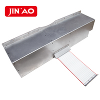 Protection de guidage linéaire pour machine CNC, rideau rétractable sur mesure en acier, type rideau roulant