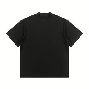 T-shirts d'été pour hommes, teints, grande taille, respirants, écologiques, à épaules tombantes, unis, avec design personnalisé sur le devant, pour la gym et le fitness - Product Image 4