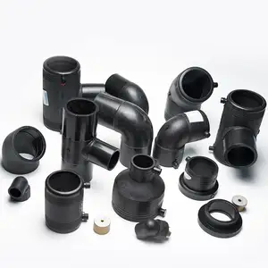 ISO China Manufacturer's PE100 Material HDPE Pipe Fittings drinking Water Use Elbow hdpe pipe and fittings