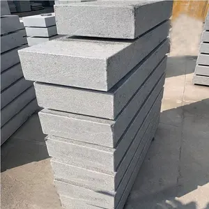 High Quality G654 Dark Grey Granite Step Stair Natural Customized Size Outdoor Floor Road Garden Exterior Granite Step