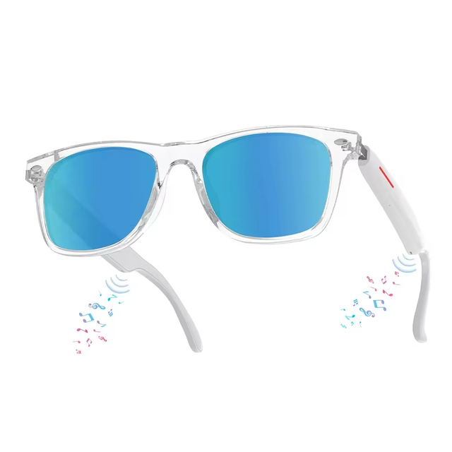 AI Translation Smart Glasses Multi-Functional Touch Control IP65 Waterproof 100mAh Battery Audio Eyewear