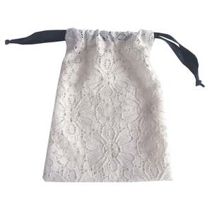 Bolsa de Cosméticos de Encaje con Cordón al por Mayor, Bolsa de Tela - Product Image 1