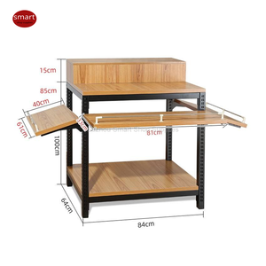 Exhibidor <span class=keywords><strong>de</strong></span> Productos <span class=keywords><strong>de</strong></span> Madera Comercial con Marco Metálico, Estante para <span class=keywords><strong>Frutas</strong></span> <span class=keywords><strong>y</strong></span> <span class=keywords><strong>Verduras</strong></span> para Supermercados <span class=keywords><strong>y</strong></span> <span class=keywords><strong>Tiendas</strong></span> <span class=keywords><strong>de</strong></span> Abarrotes - Product Image 5