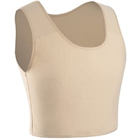 Harnais de compression classique personnalisé, respirant, en spandex fin, sans manches, pour transgenres FTM et lesbiennes, avec maintien ferme