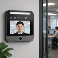 Terminal intelligent de reconnaissance faciale JINGXIN prêt pour le cloud avec sortie relais Wiegand 26/34, bouton d'entrée/sortie pour sonnette, pour l'automatisation des bâtiments
