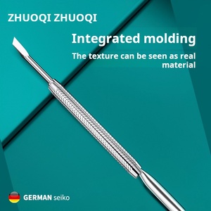 Venta al por mayor de acero inoxidable pinza para uñas con logotipo personalizado cutícula duradera antideslizante HERRAMIENTA DE MANICURA hoja con punta afilada - Product Image 5