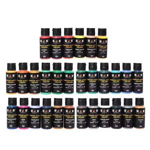 Keep Smiling - Juego de <span class=keywords><strong>Pintura</strong></span> Acrílica Impermeable para Vidrio, Cerámica y Piedra, 60 ml/tubo, 30 Colores - Product Image 1