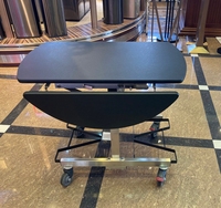 Elektrische heiße Boxen Wagen Hotelzimmer Lebensmittel Mahlzeit Service Tisch Wagen Edelstahl Material Raum temperatur Warmhalte wagen