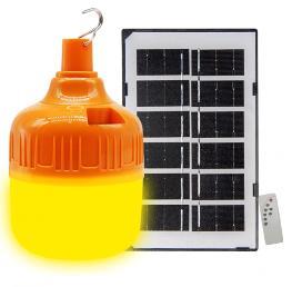 Ampoule LED 100W DC5V-6V USB solaire rechargeable d'urgence, diamètre 105mm, batterie 1800mA, matériau PP, température de couleur multiple - Product Image 6