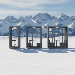 Cabines insonorisées multifonctionnelles durables UNIBOOTH, design moderne, espace de travail mobile, bureau, entrepôt, école - Product Image 4