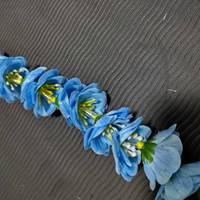 Kalung Bunga Plum Gaya Jepang Cina untuk Wisuda, Pernikahan, Pesta Luau, Natal, Thanksgiving, dari Kain Sutra