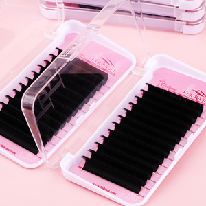 ขนตาปลอมสีดำด้านเพิ่มวอลลุ่มถาดผ้าไหมเนื้อนุ่มระดับพรีเมียม - Product Image 2