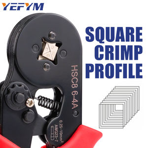 Европейские ручные обжимные клещи для трубчатых изолированных клемм из высокоуглеродистой стали, с возможностью OEM-производства, холодной прессовки - Product Image 6