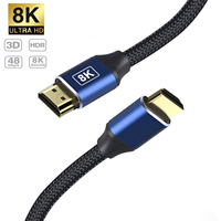 Zhongshan LJ Electronic LTD Câble HDMI 3D haute vitesse 8K 1m 1.5m 2m 3m 5m 8m jusqu'à 50m 18Gbps pour HDTV PS3 DVD