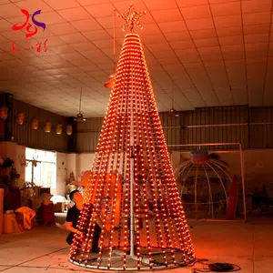 LED巨大クリスマスツリー屋外装飾LEDピクセルツリーモール装飾用