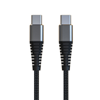 Cable USB C a USB C de 100W 3.1, Sincronización de Datos de 10Gbps, Carga Rápida PD de 5A, Trenzado de Nailon, Cobre Libre de Oxígeno, Carcasa de Aluminio para MacBook