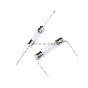 Glass fuse tube with pins 5*20/6*30mm fuse 250V 1/2/3/4/5/10/20A 1bag=10pcs