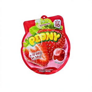 OEM ODM Halal Grape Peelable Ball Shape <b>Gummy</b> <b>Candy</b> 150g Filled Soft Chewy Fruit Private Label Manufacturer VITHAICO ISO 22000 - Product Image 1