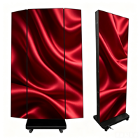 Pantalla LED Plegable para Banner Enrollable Digital, Cartel Electrónico Retráctil Reutilizable