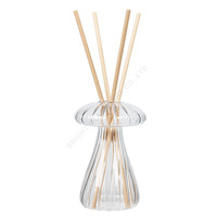Diffuseur de parfum de luxe pour la maison en gros, flacon en verre borosilicate vide, emballage, diffuseur de parfum en verre à roseaux
