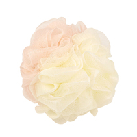 Luffa de douche personnalisé boule éponge de bain Scub accessoires de bain pouf en maille exfoliante épurateur de corps à bulles Loofas bouffée de lavage