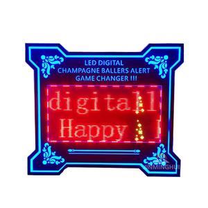 Custom VIP Service Portable LED Digital Electronic Screen Bottle Presenter Modern Style Night Club Display Rack Restaurant <b>Bar</b> - Product Image 1