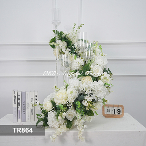 DKB Wholesale Handmade Artificial Silk <b>Flower</b> Runners for Wedding Back to School Events-Customizable Sizes & Colors - Product Image 2