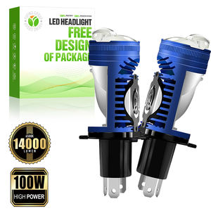 Faros LED MP33D con Patrón de Haz Perfecto, 100W, 14000LM, 6500K, Blanco, H4, Luz Alta/Baja, para Conducción Segura, Actualización de Faros de Motocicleta - Product Image 1