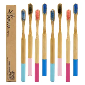 Yangzhou Manufacturer Premium Eco Friendly OEM Custom Logo Wholesale Kids Bamboo Wooden Toothbrush