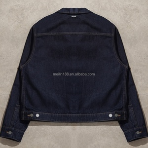 Clothing Factory Custom Jeans Suit Casual Street Fashion Wear Button up Denim Jackets and Jeans Pants Set Blue Jeans Set for Men - Product Image 3
