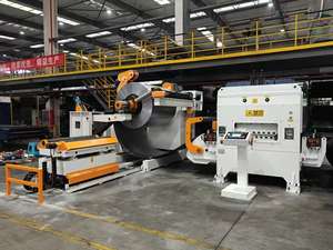 HAIWEI Ligne d'alimentation 3 en 1 pour découpe <span class=keywords><strong>laser</strong></span>, débobineur, redresseur et alimentation de bobines pour tôle, capacité 5T, vitesse 1-18 m/min, épaisseur 0,2-4,5 mm - Product Image 6