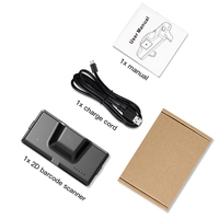 Escáner de Código de Barras EVAWGIB para iPhone iOS y Android, Se Conecta al Teléfono, Inalámbrico, Portátil, con Clip Trasero, Lector de Código de Barras R70 para Teléfono Inteligente