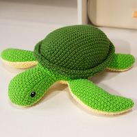 Ensemble de jouets en crochet amigurumi tricotés à la main personnalisables, vente en gros, adorables animaux de la forêt en peluche, OEM/ODM pris en charge pour les enfants
