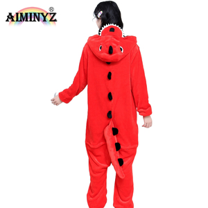 Mono Térmico Transpirable de Secado Rápido con Diseño de Dibujos Animados para Parejas, Talla Grande, para Invierno y Otoño, con Capucha, de Franela <span class=keywords><strong>Polar</strong></span> Roja para <span class=keywords><strong>Mujer</strong></span> - Product Image 2