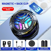 Radiateur de refroidissement portable pour téléphone avec clip détachable, modèle magnétique à semi-conducteurs, pour diffusion en direct, vente en gros