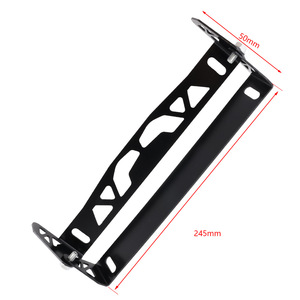 Marco de matrícula con ángulo ajustable, abrazadera de aleación de aluminio de 205 mm para modificación de automóviles - Product Image 3