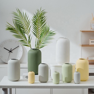 Jarrón de Cerámica de Arcilla para Mesa de Boda, Elegante, Ecológico y Personalizado de YBH, Decoración Nórdica <span class=keywords><strong>Minimalista</strong></span> Bohemia Moderna para el Hogar - Product Image 3