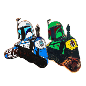 Fabrik preis Einfache Volkskunst Minimum im Freien Revers Tier polit mit LED-Licht Abzeichen <span class=keywords><strong>Pin</strong></span> - Product Image 4