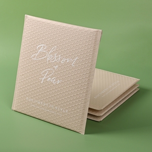 Bán buôn tùy chỉnh in có thể tái chế Poly Bubble bưu phẩm tự con dấu không khí-độn vận chuyển phong bì thân thiện với môi gửi thư Túi - Product Image 2