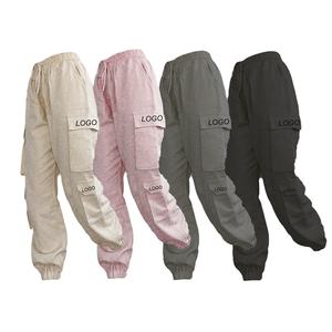 Pantaloni Jogger da Uomo Personalizzabili con Logo, Pantaloni Sportivi in Cotone con 6 Tasche Cargo - Product Image 3