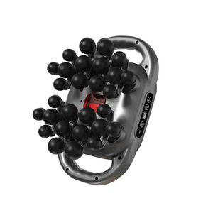 Pistolet de massage fascia transfrontalier 12 têtes pour le dos et la taille, vibrations haute fréquence avec moteur sans balais, 12 niveaux de vitesse, USB - Product Image 2