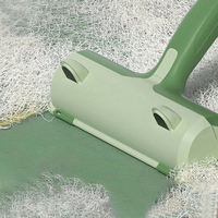 2-Wege-Teppich Vakuum Schaber Hund Katze Pelz Reinigungs bürste Home Sofa Kleidung Fussel Stick ing Roller