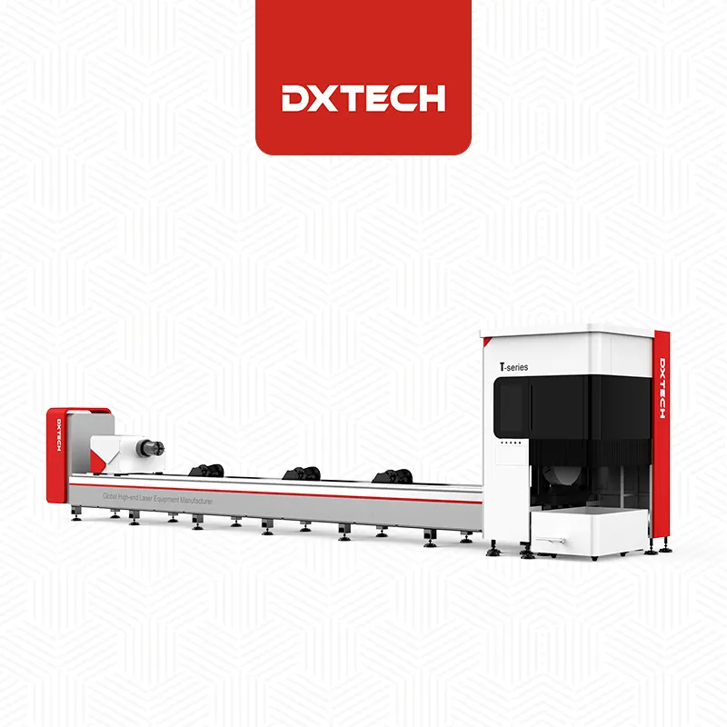 Heavy Duty Large Diameter Pipe Cutting Machines Stainless Carbon Steel 6000 Tube Laser Cutting Machine