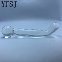 Lisse. Anale en verre pour. Jouet sexuel masseur de Prostate point G pour femmes ou hommes