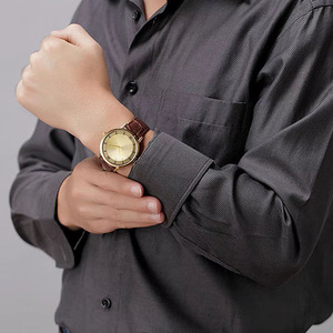 Reloj de Cuarzo MK01 de Último Diseño para Mujer, Caja de Aleación, Correa de Acero Inoxidable, Esfera de Cristal con Acabado en Oro de <span class=keywords><strong>22K</strong></span>, Estilo Ejecutivo, Nuevo Modelo - Product Image 6