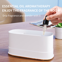 Nouveau diffuseur d'huiles essentielles ultrasonique USB de bureau 160ML, humidificateur d'air domestique, aromathérapie, diffuseur d'huiles essentielles avec lumière LED colorée