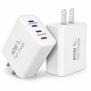 <span class=keywords><strong>Cargador</strong></span> USB C HYTO de 40W, Bloque de Carga Rápida de Pared con 4 Puertos USB C, <span class=keywords><strong>Adaptador</strong></span> de Corriente Multipuerto Tipo C PD3.0 para <span class=keywords><strong>iPhone</strong></span> 17 18 - Product Image 1